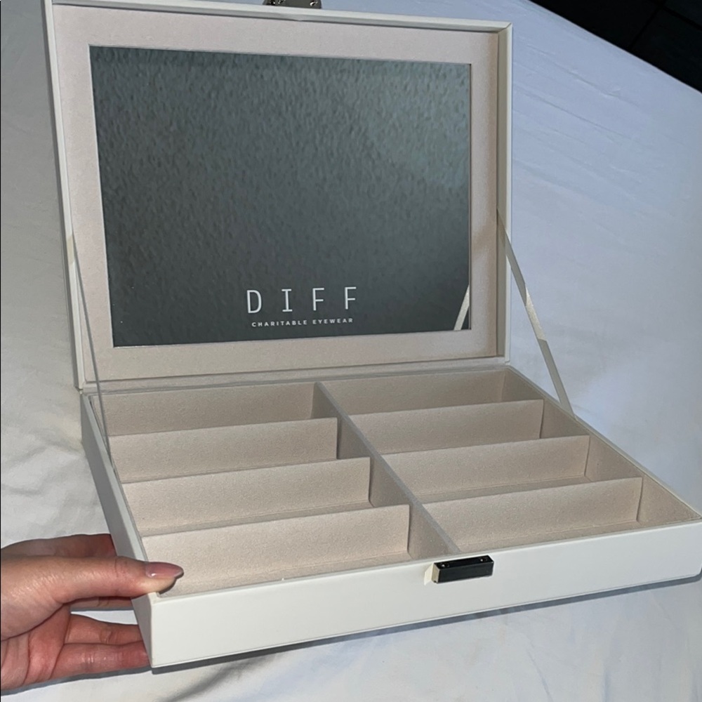 Diff Cream Sunglasses Vanity Box - image 2